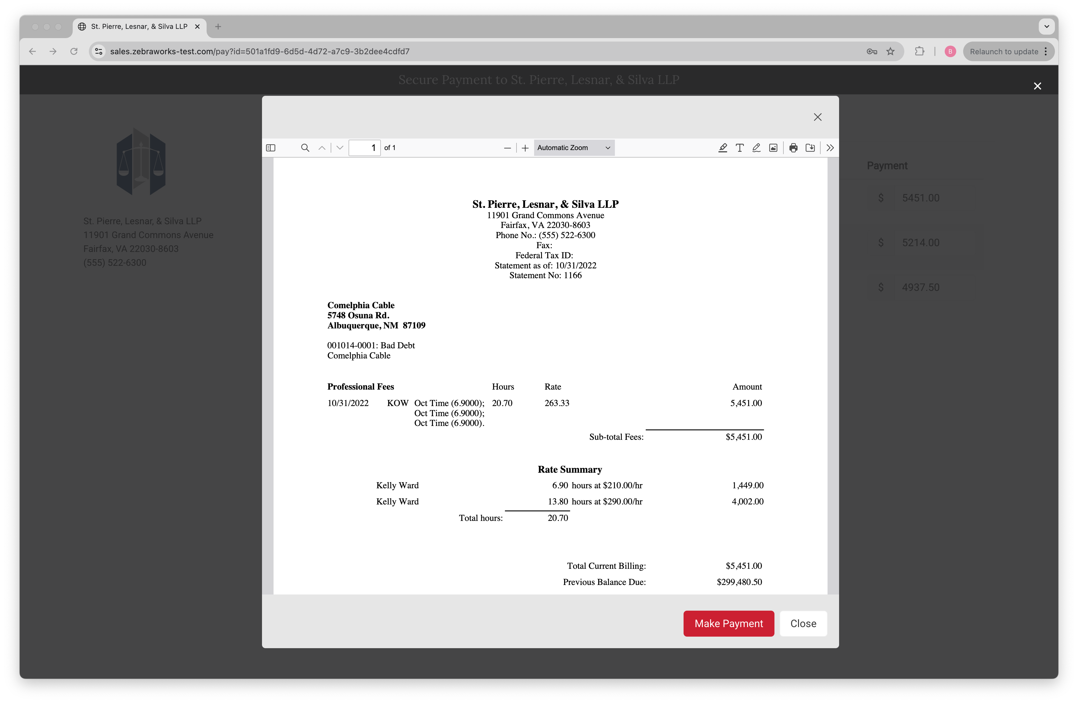 Bill Detail